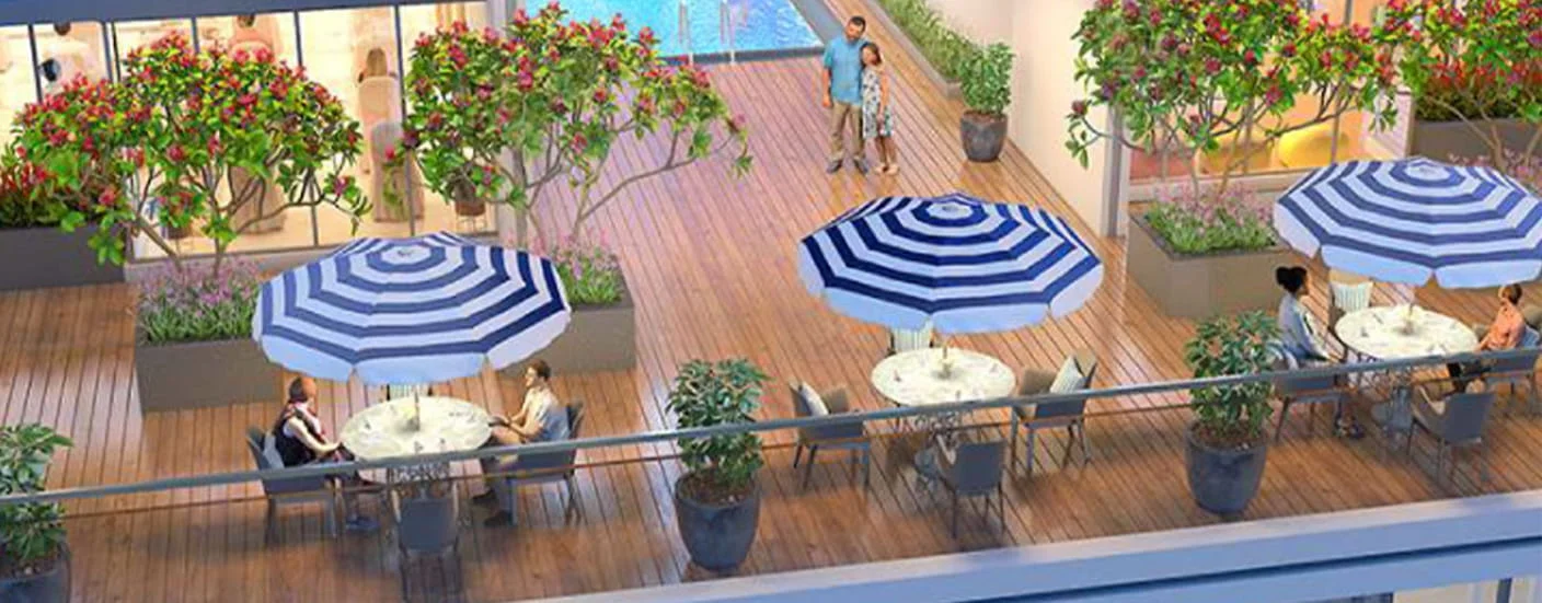 Koral Aeternaa Wakad Sky Lounge Area Image